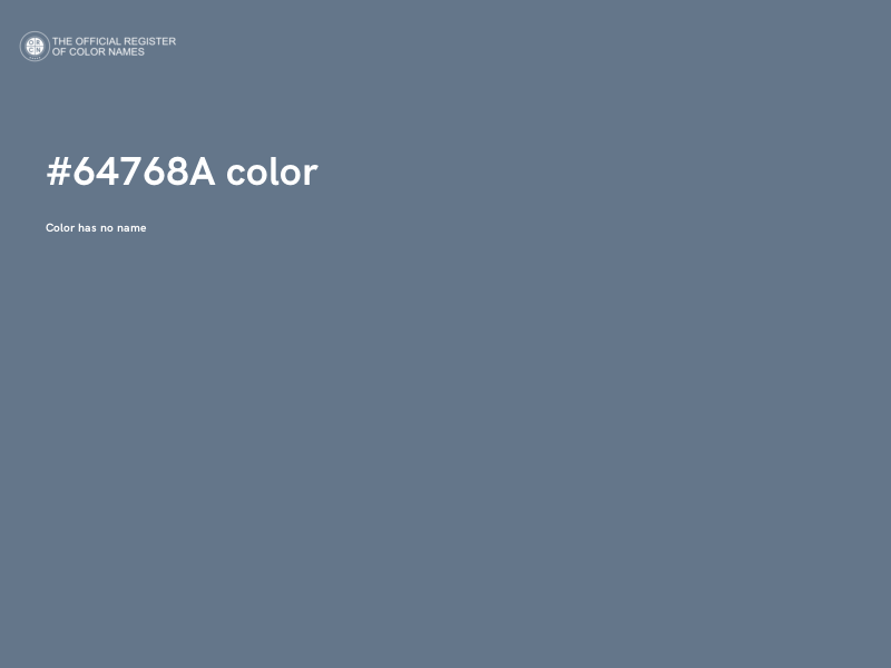 #64768A color image