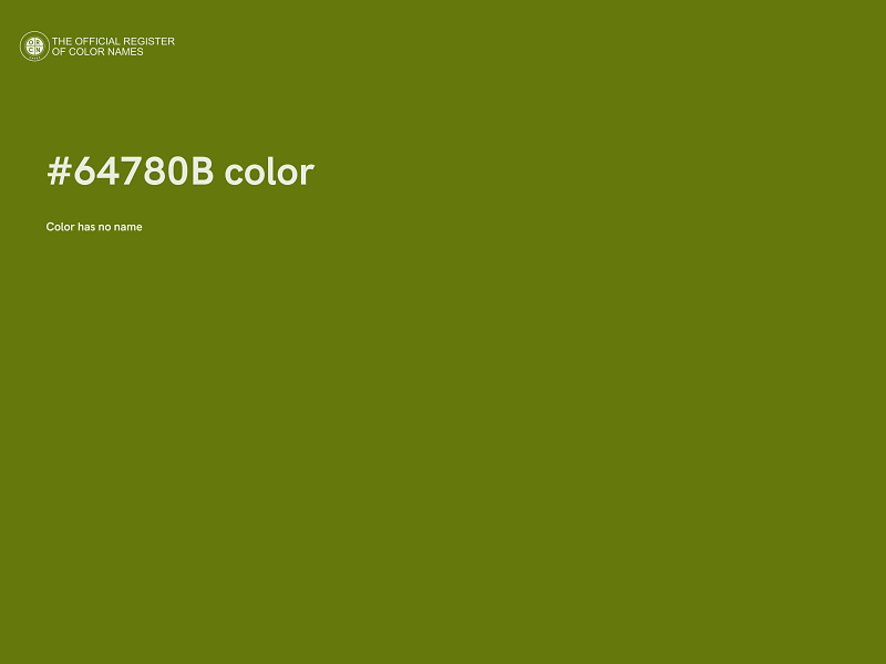 #64780B color image