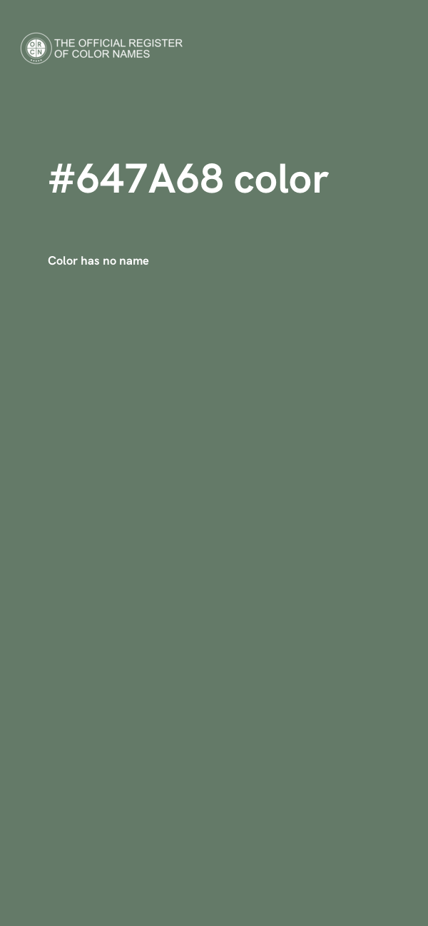 #647A68 color image