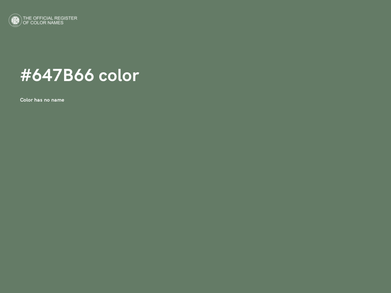 #647B66 color image