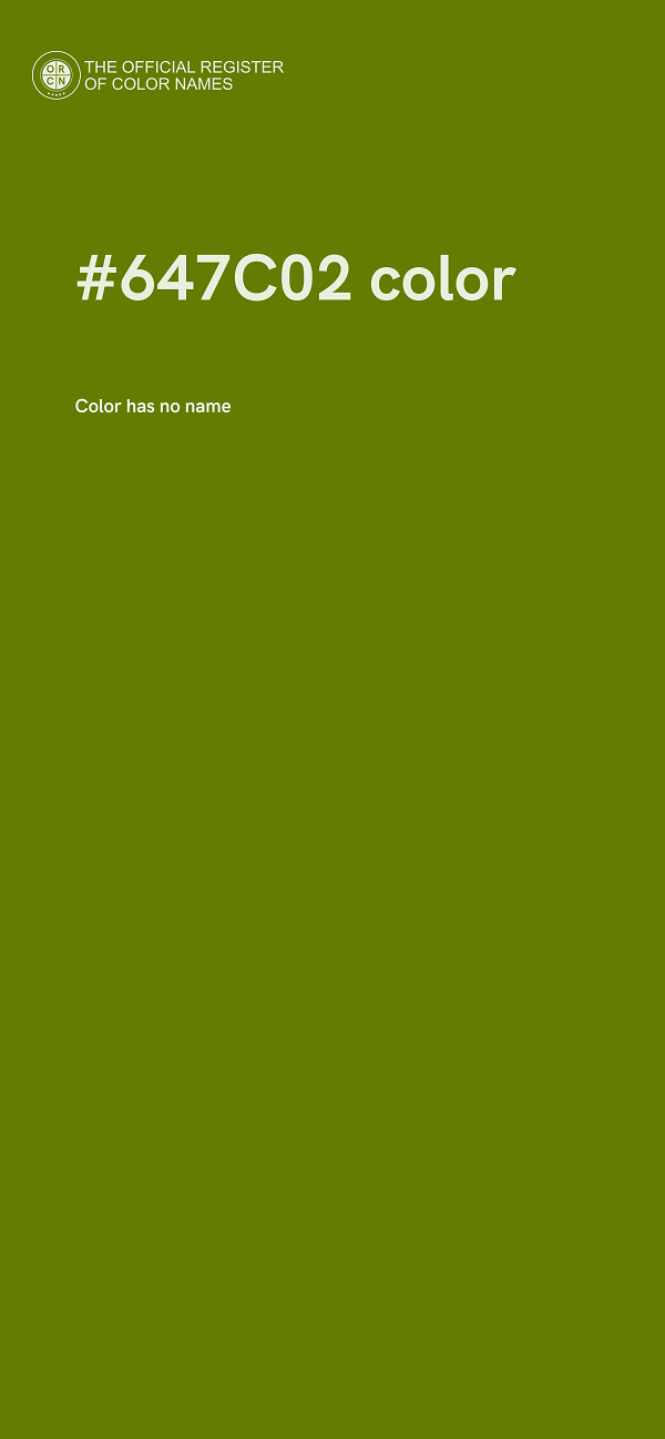 #647C02 color image