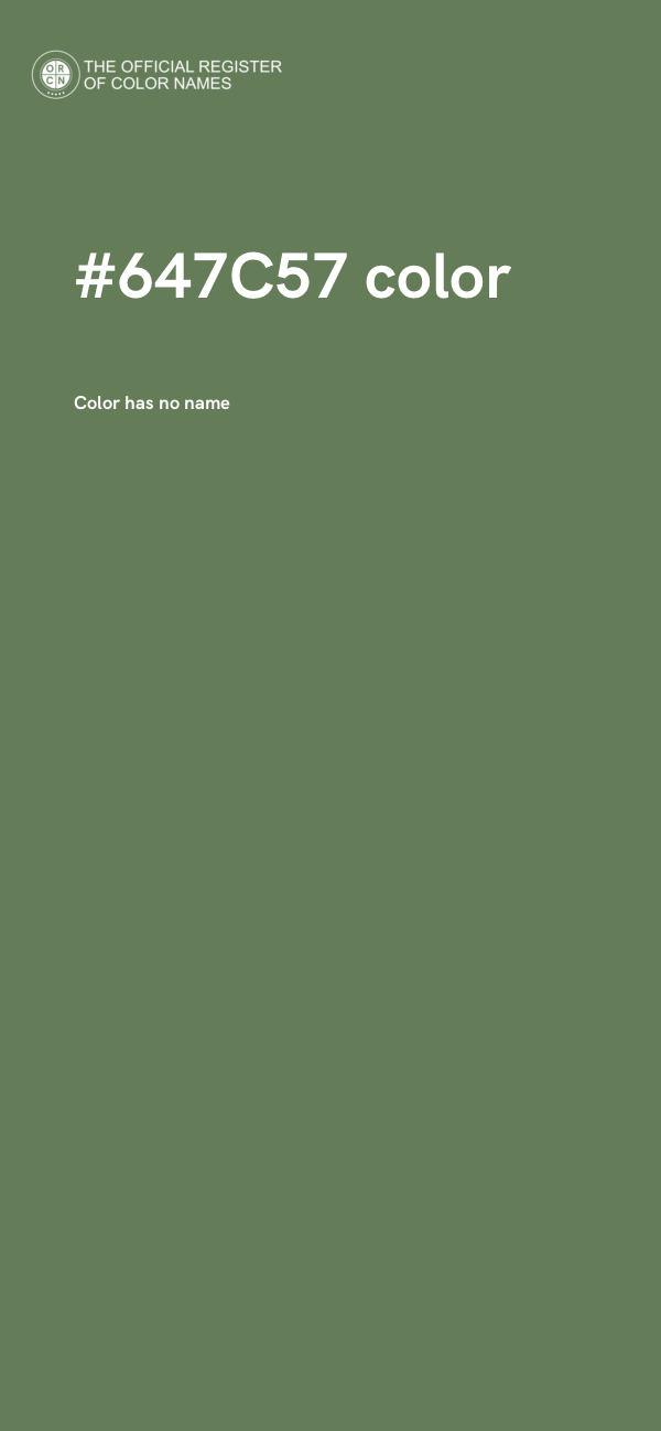 #647C57 color image