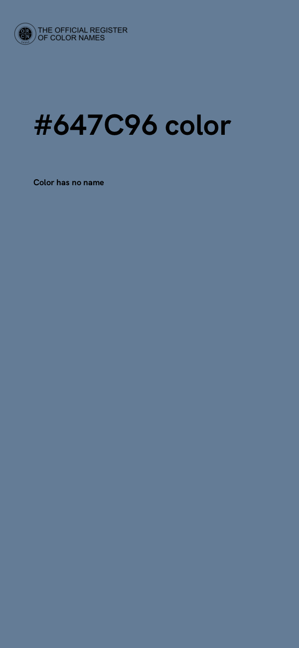 #647C96 color image