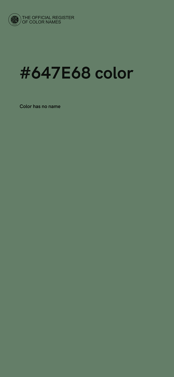 #647E68 color image