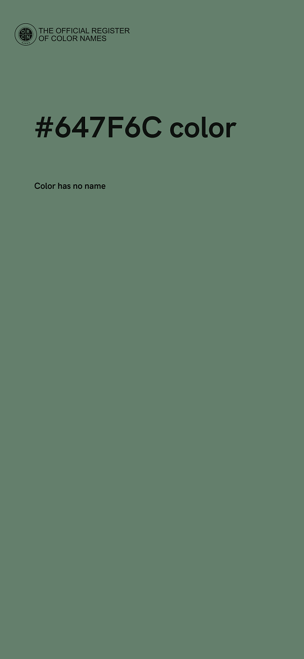 #647F6C color image