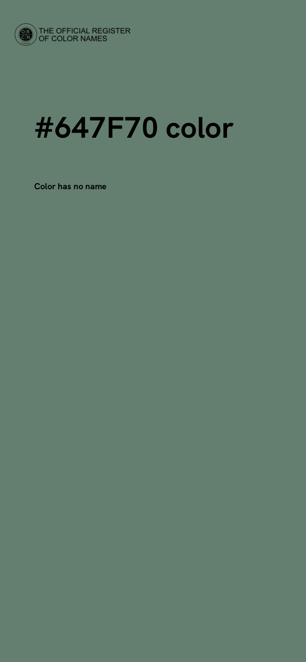 #647F70 color image