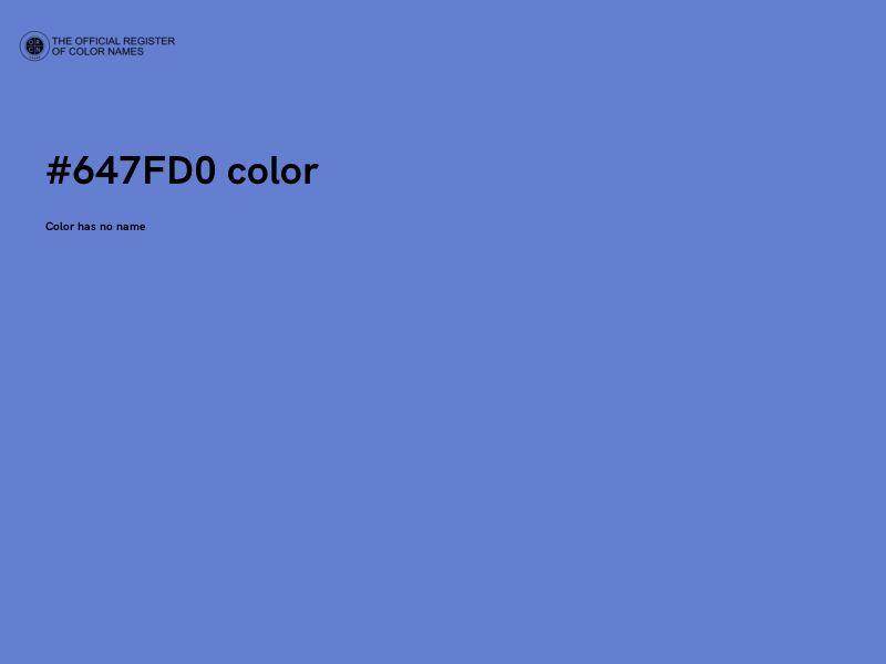 #647FD0 color image