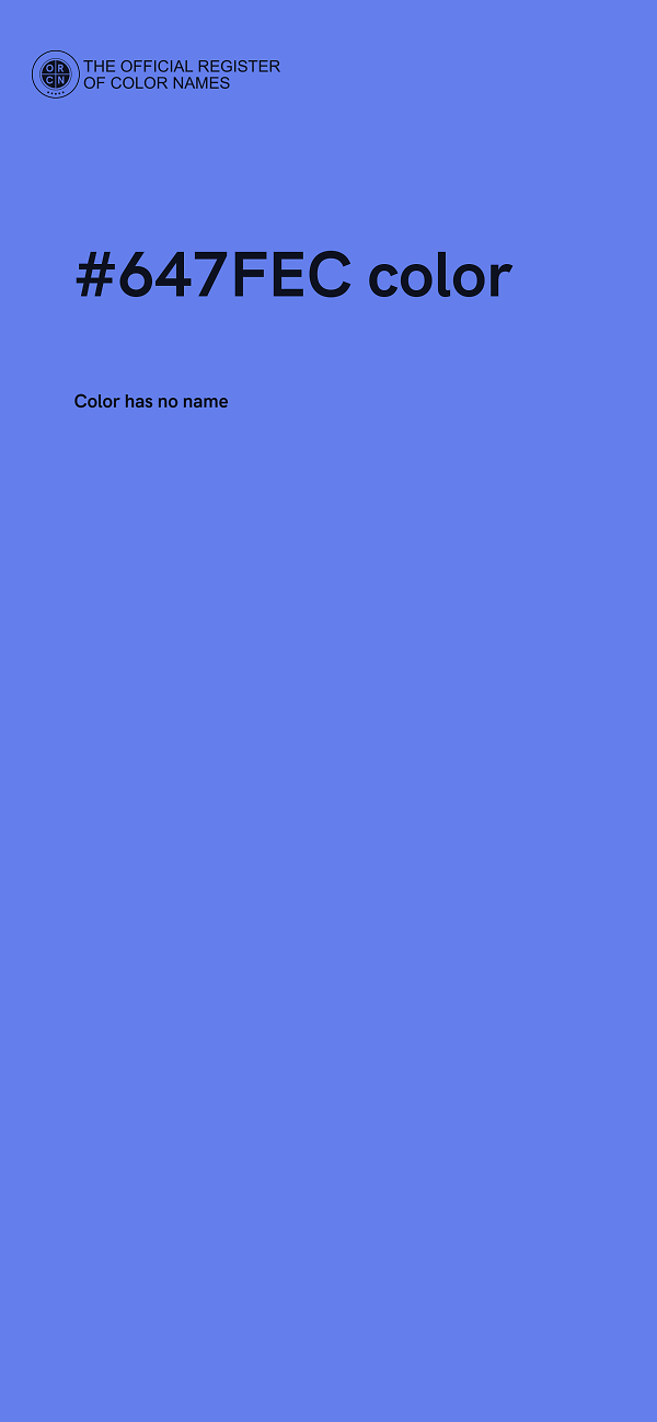 #647FEC color image
