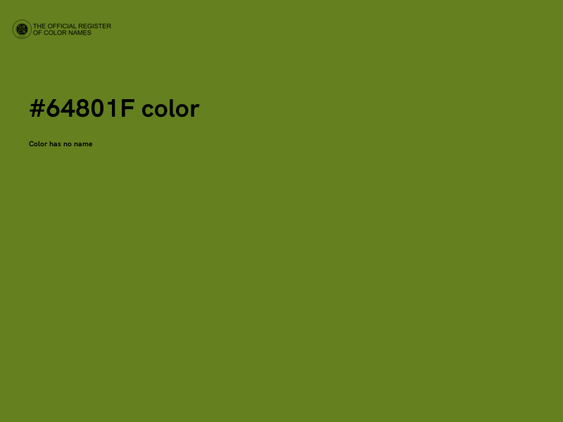 #64801F color image