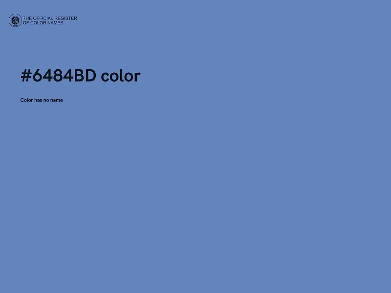 #6484BD color image
