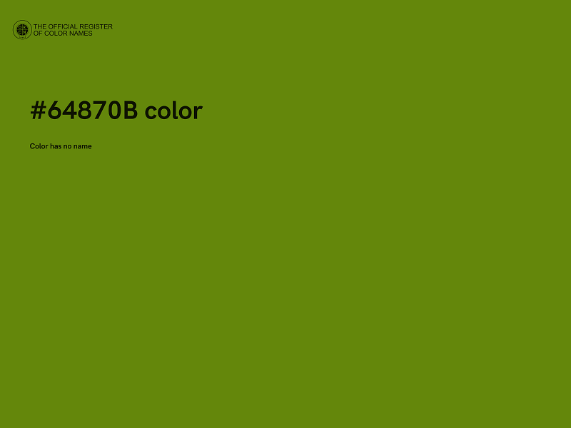 #64870B color image