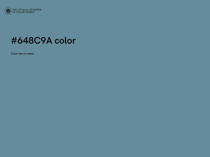 #648C9A color image