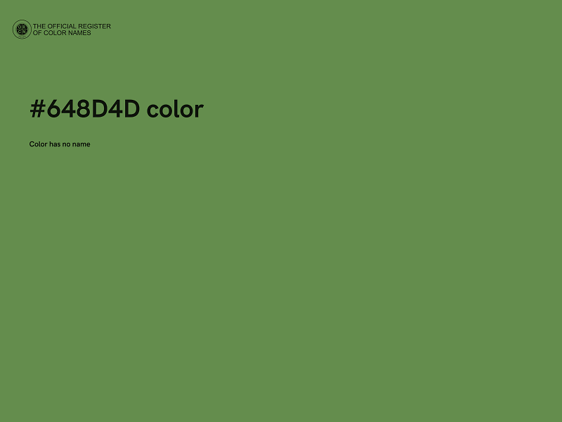#648D4D color image
