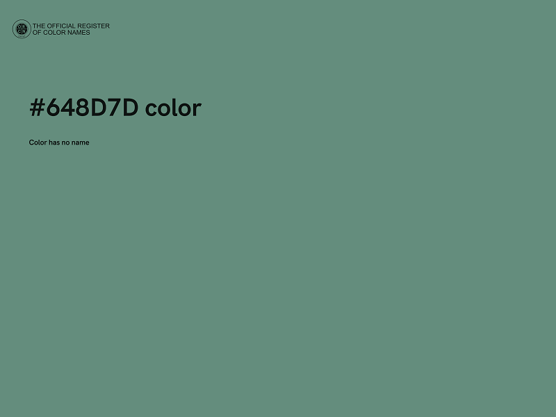 #648D7D color image