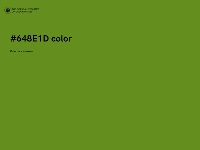 #648E1D color image