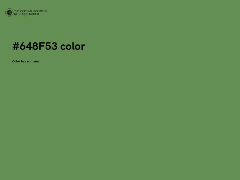 #648F53 color image