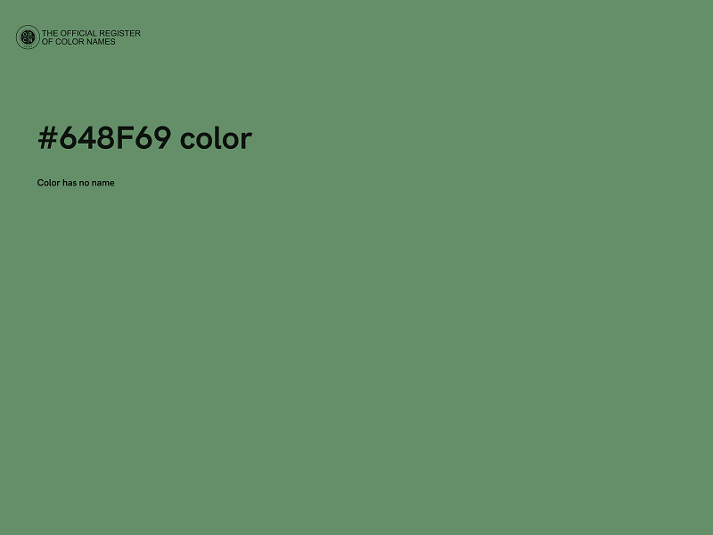 #648F69 color image
