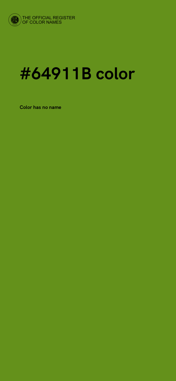 #64911B color image