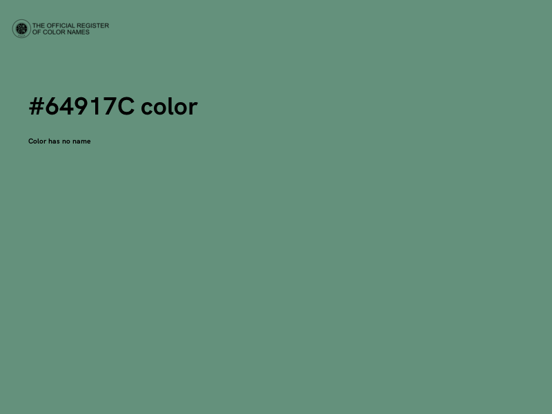 #64917C color image