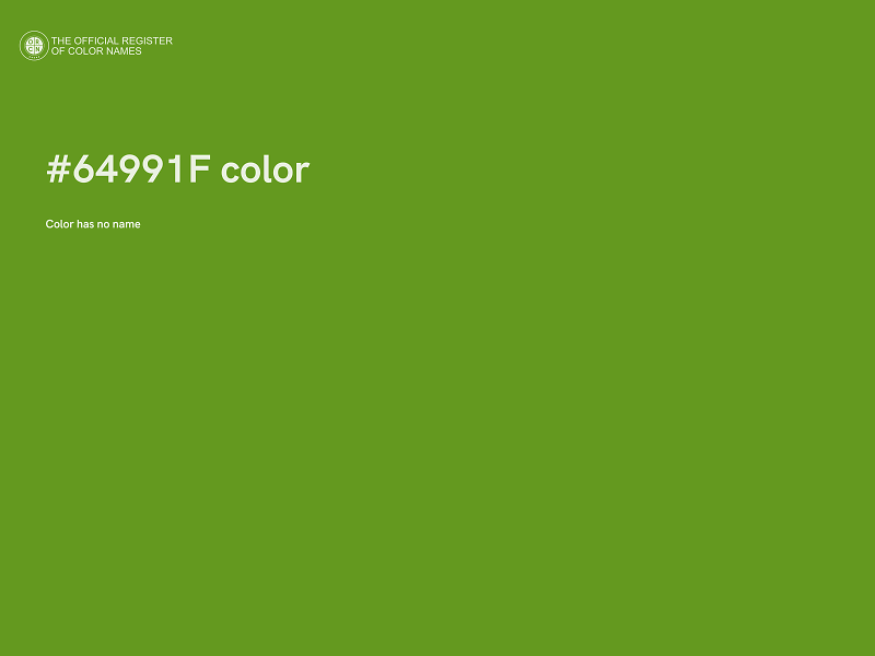 #64991F color image