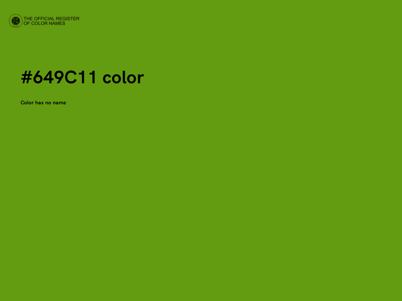 #649C11 color image