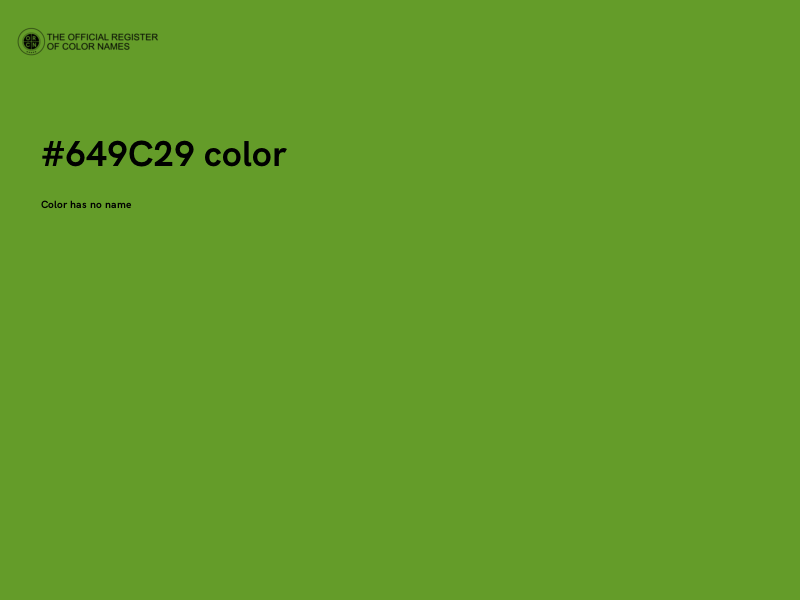#649C29 color image