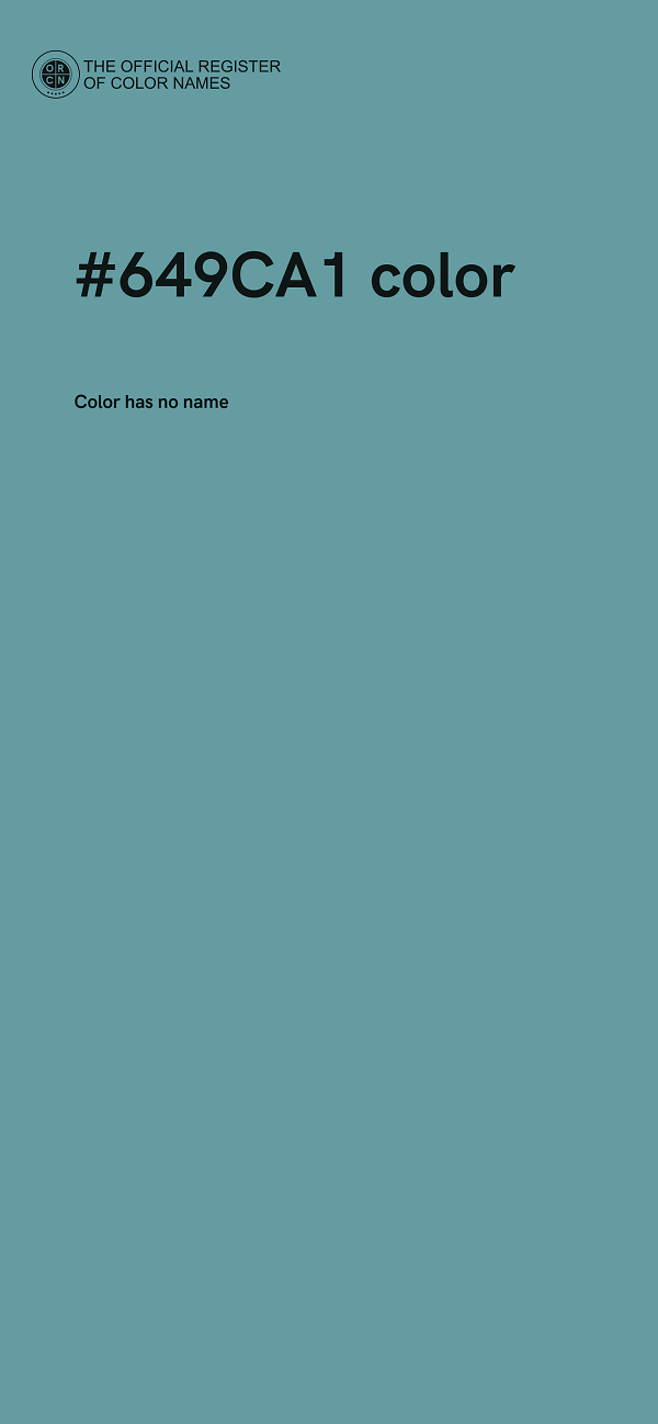 #649CA1 color image