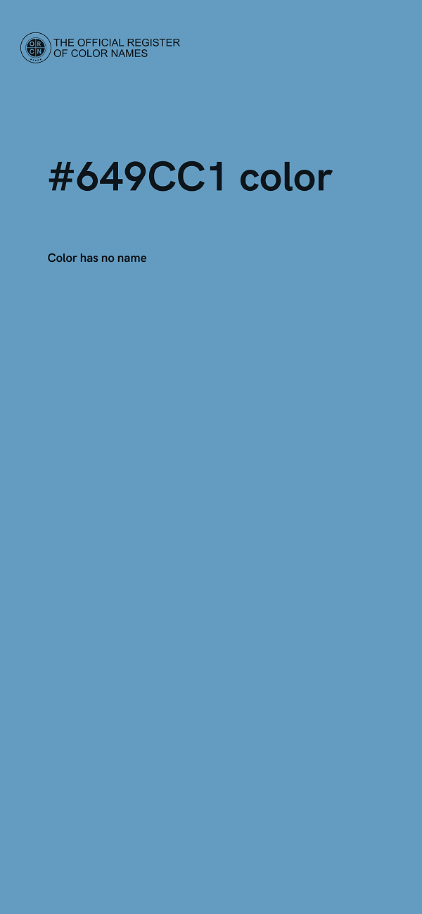 #649CC1 color image