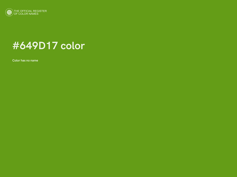 #649D17 color image