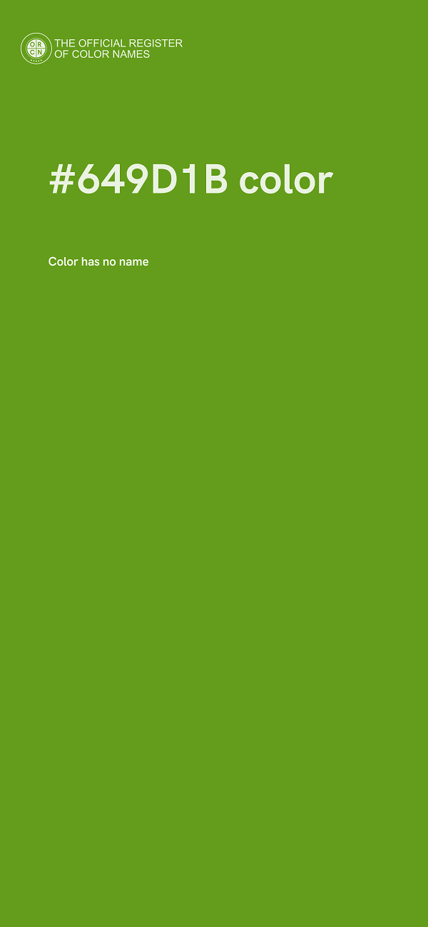 #649D1B color image