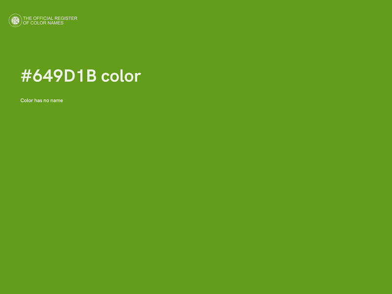 #649D1B color image