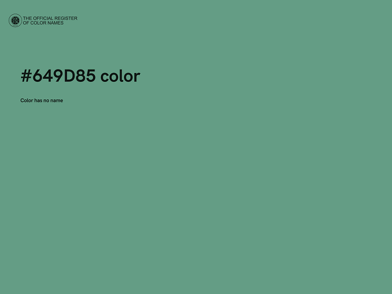 #649D85 color image