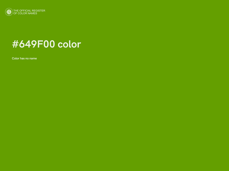 #649F00 color image