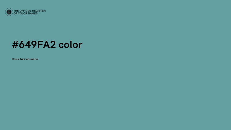 #649FA2 color image