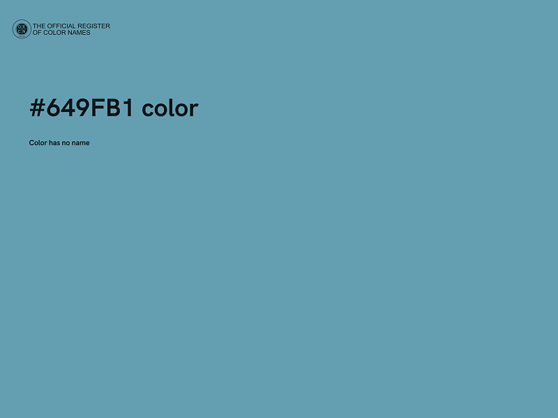 #649FB1 color image