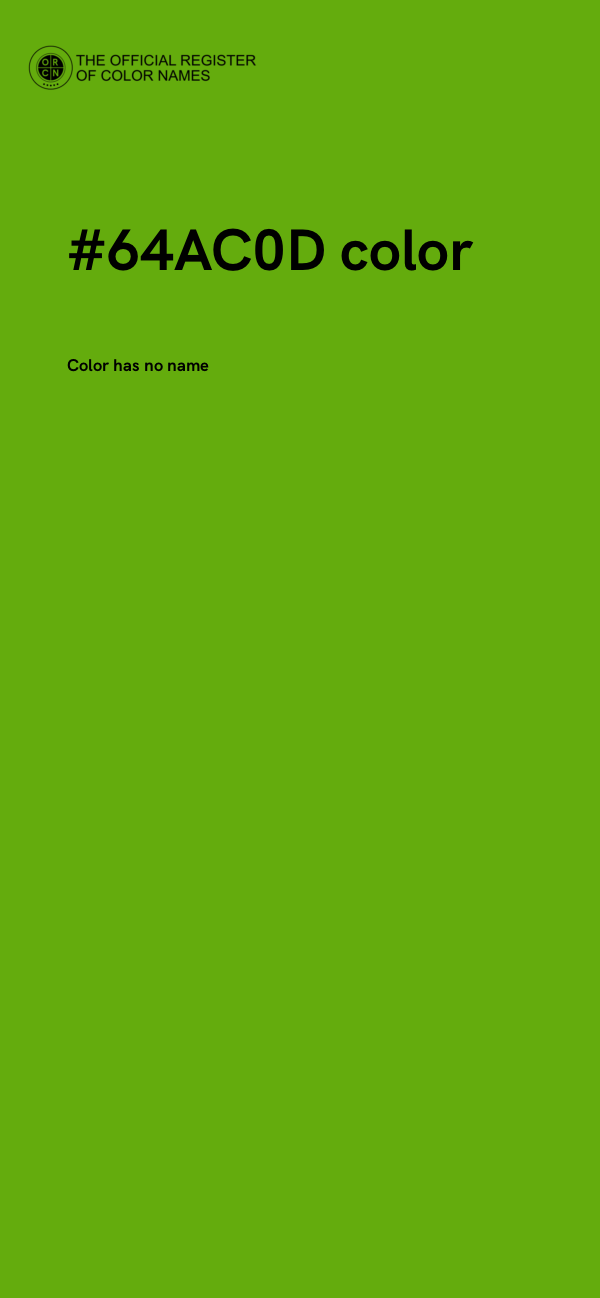 #64AC0D color image