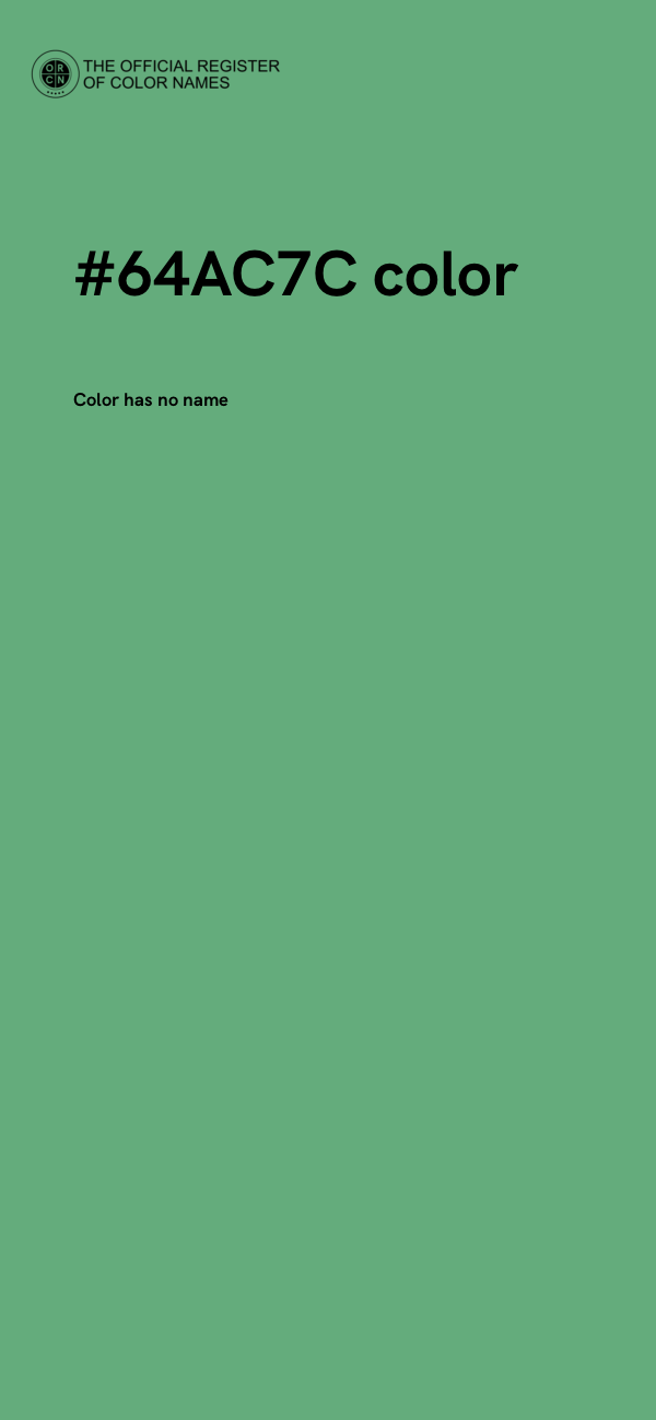 #64AC7C color image