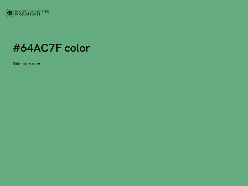 #64AC7F color image
