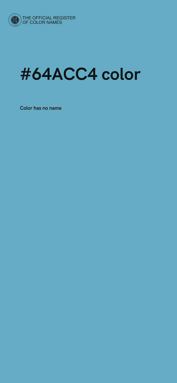 #64ACC4 color image
