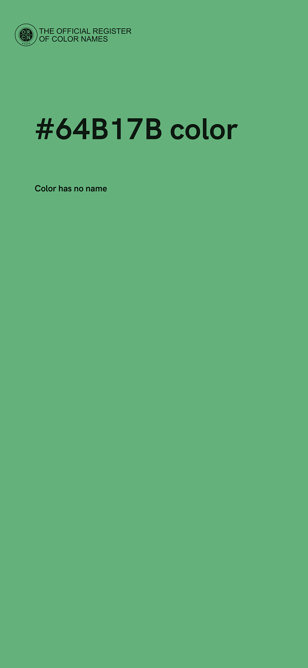 #64B17B color image