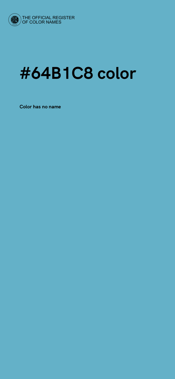 #64B1C8 color image