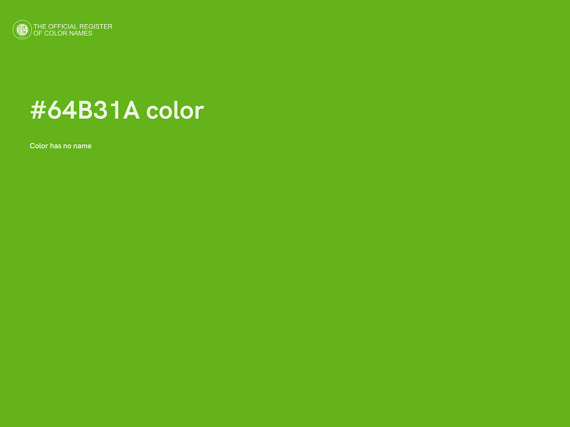 #64B31A color image