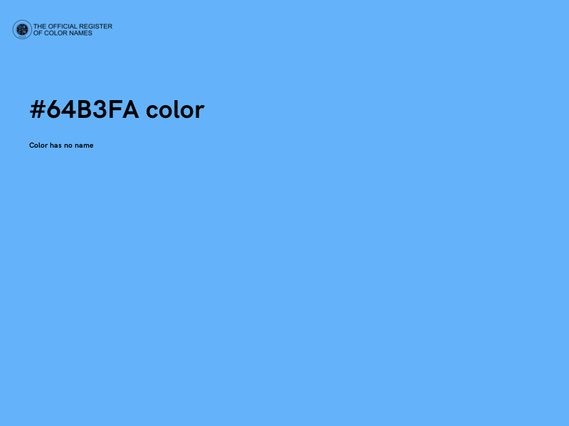 #64B3FA color image