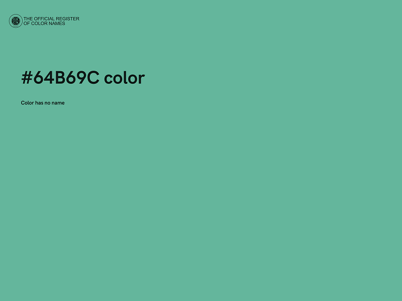 #64B69C color image