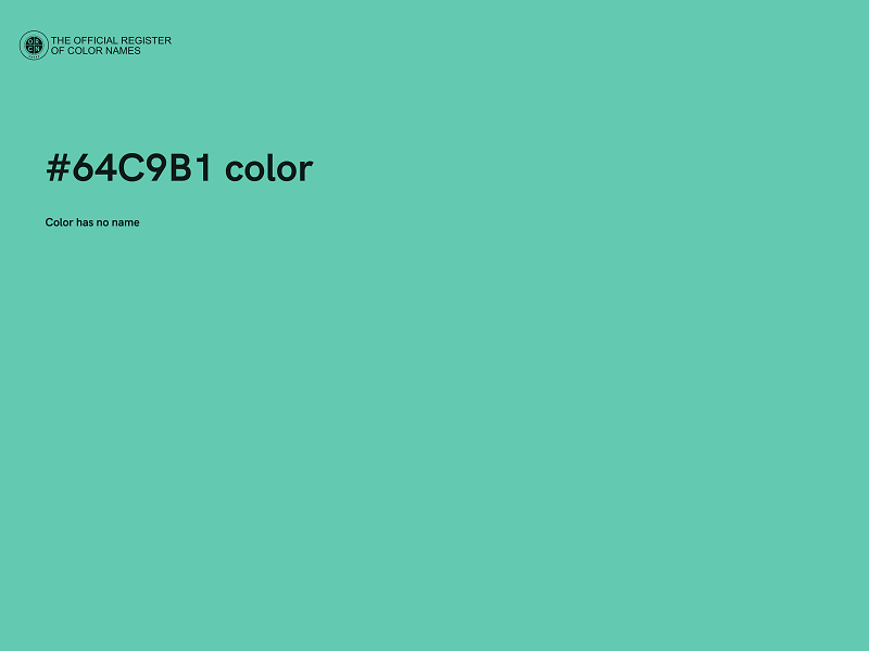 #64C9B1 color image