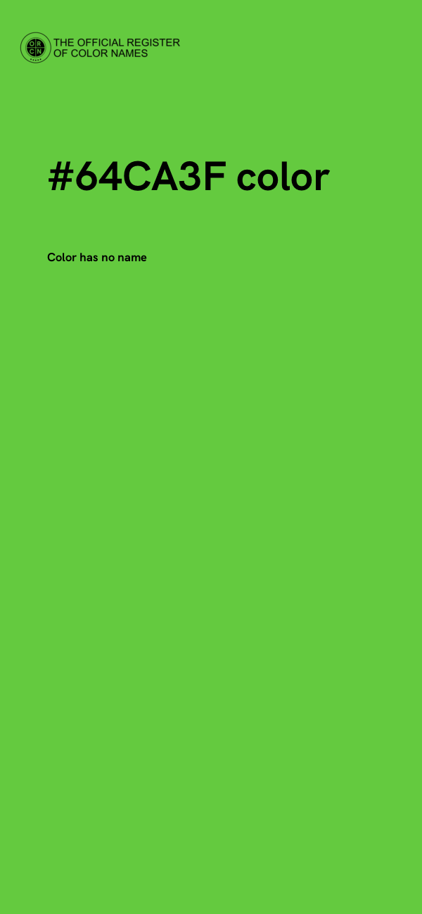 #64CA3F color image