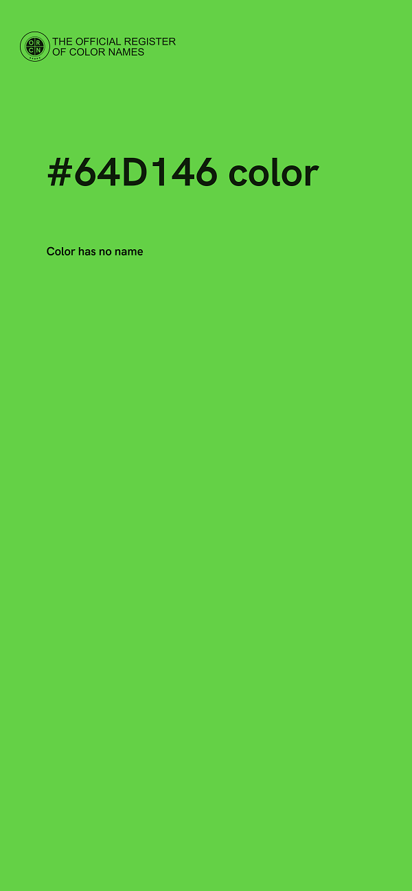 #64D146 color image