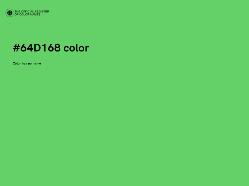 #64D168 color image