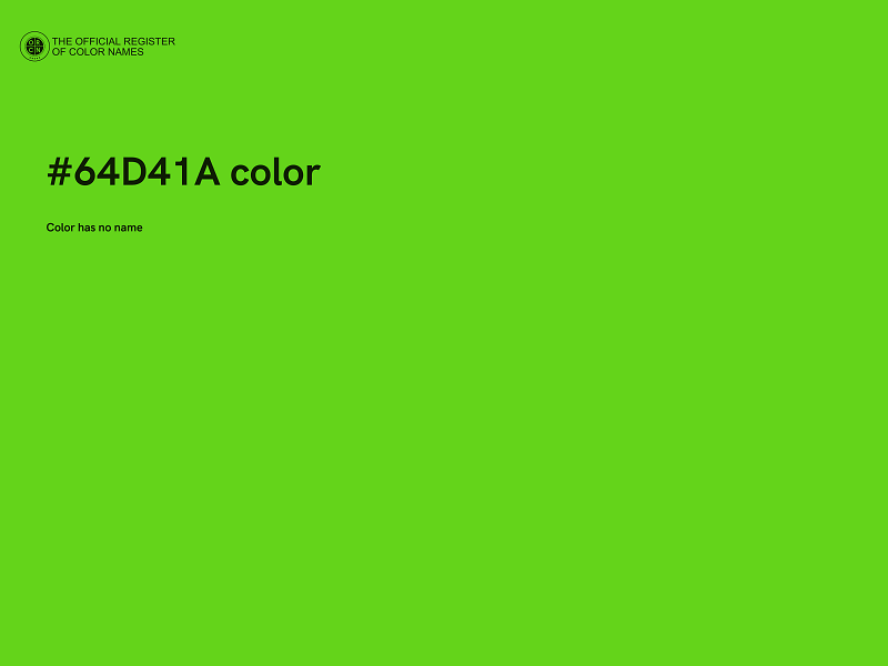 #64D41A color image