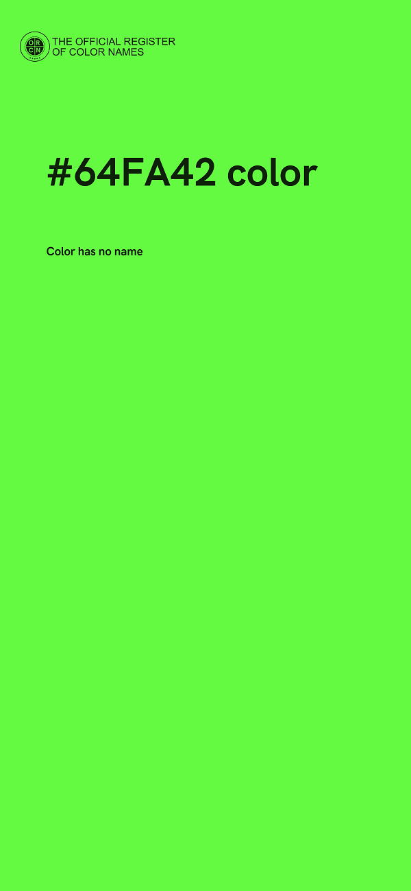 #64FA42 color image